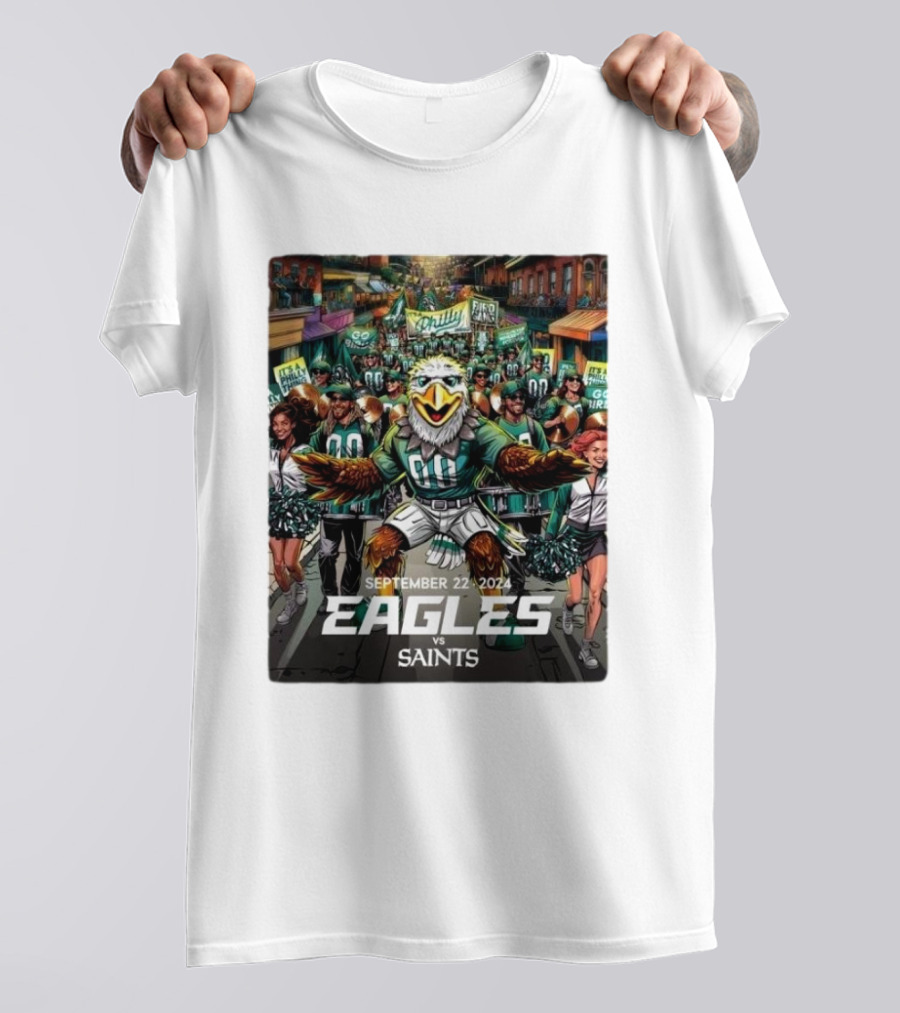 Philadelphia Eagles Vs. New Orleans Saints September 22 T-Shirt