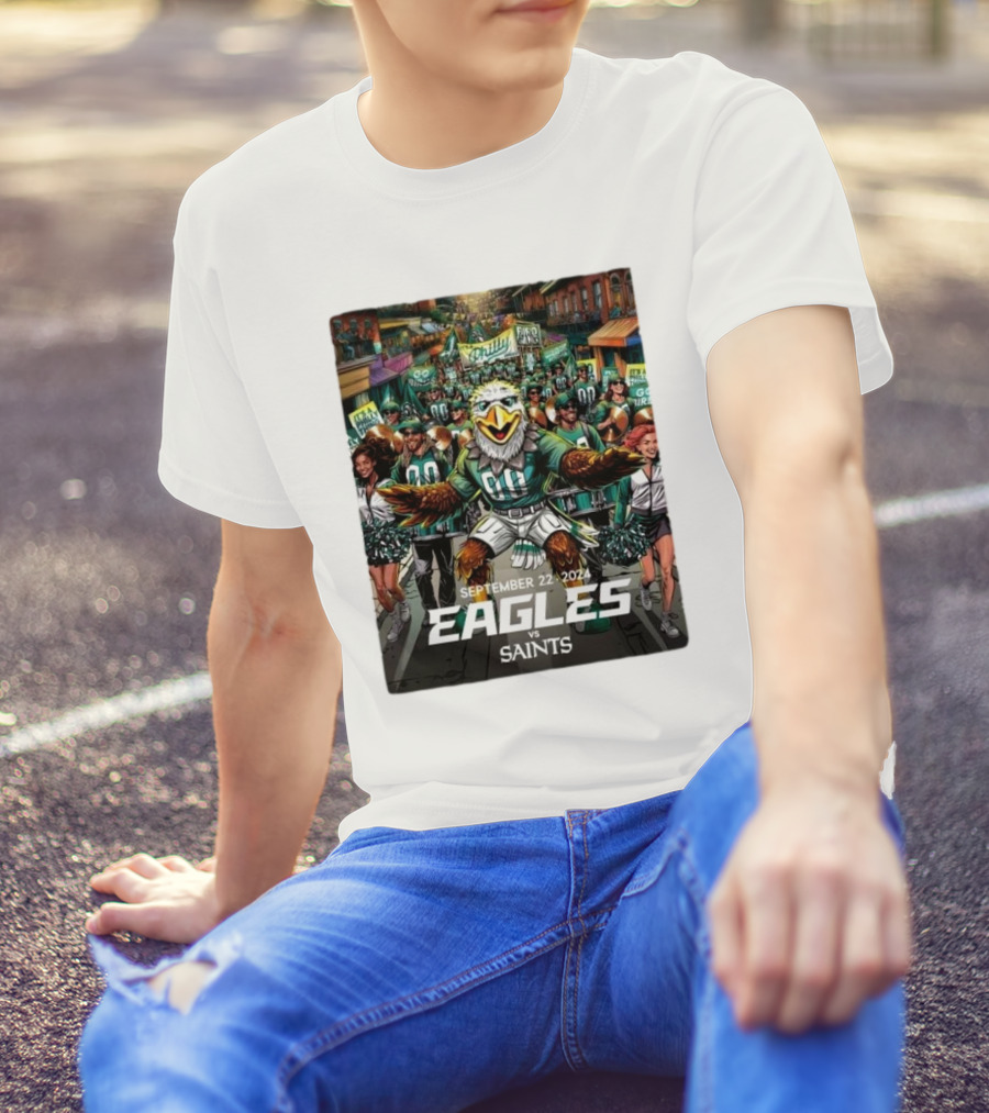Philadelphia Eagles Vs. New Orleans Saints September 22 T-Shirt