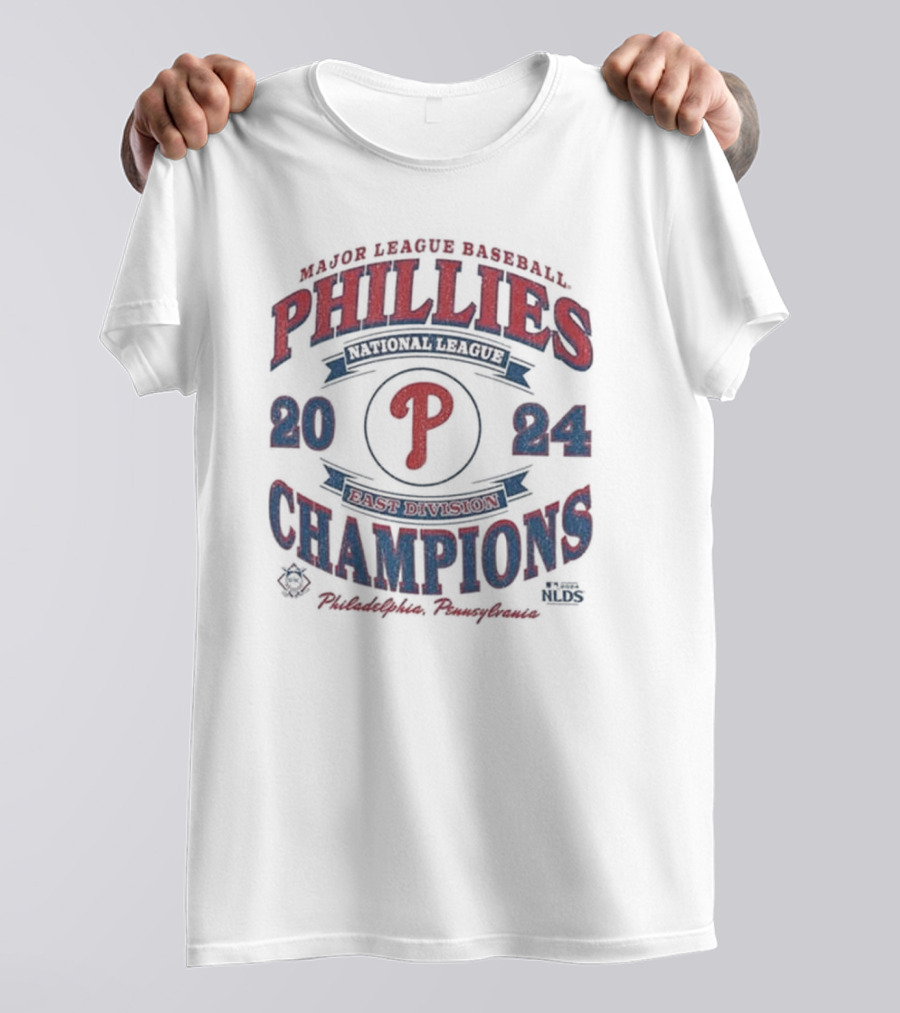 Major League Baseball Philadelphia Phillies 2024 NL East Division Champions Pennsylvania NLDS T-Shirt