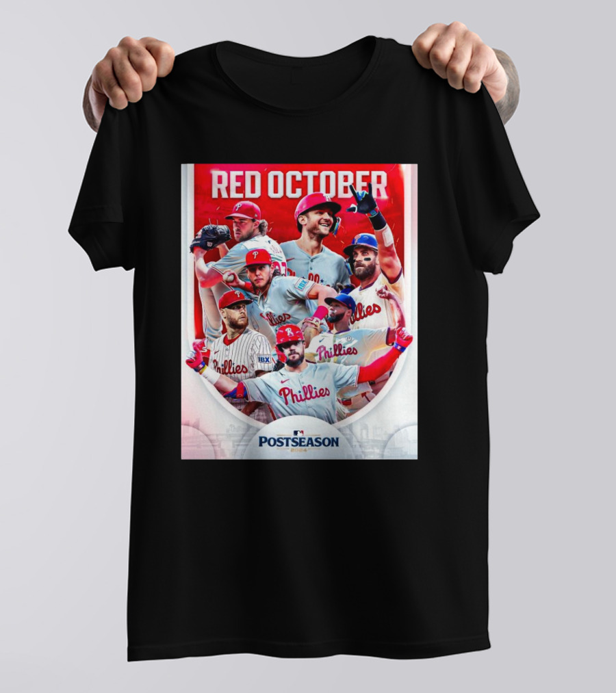 Philadelphia Phillies Red October Postseason T-Shirt