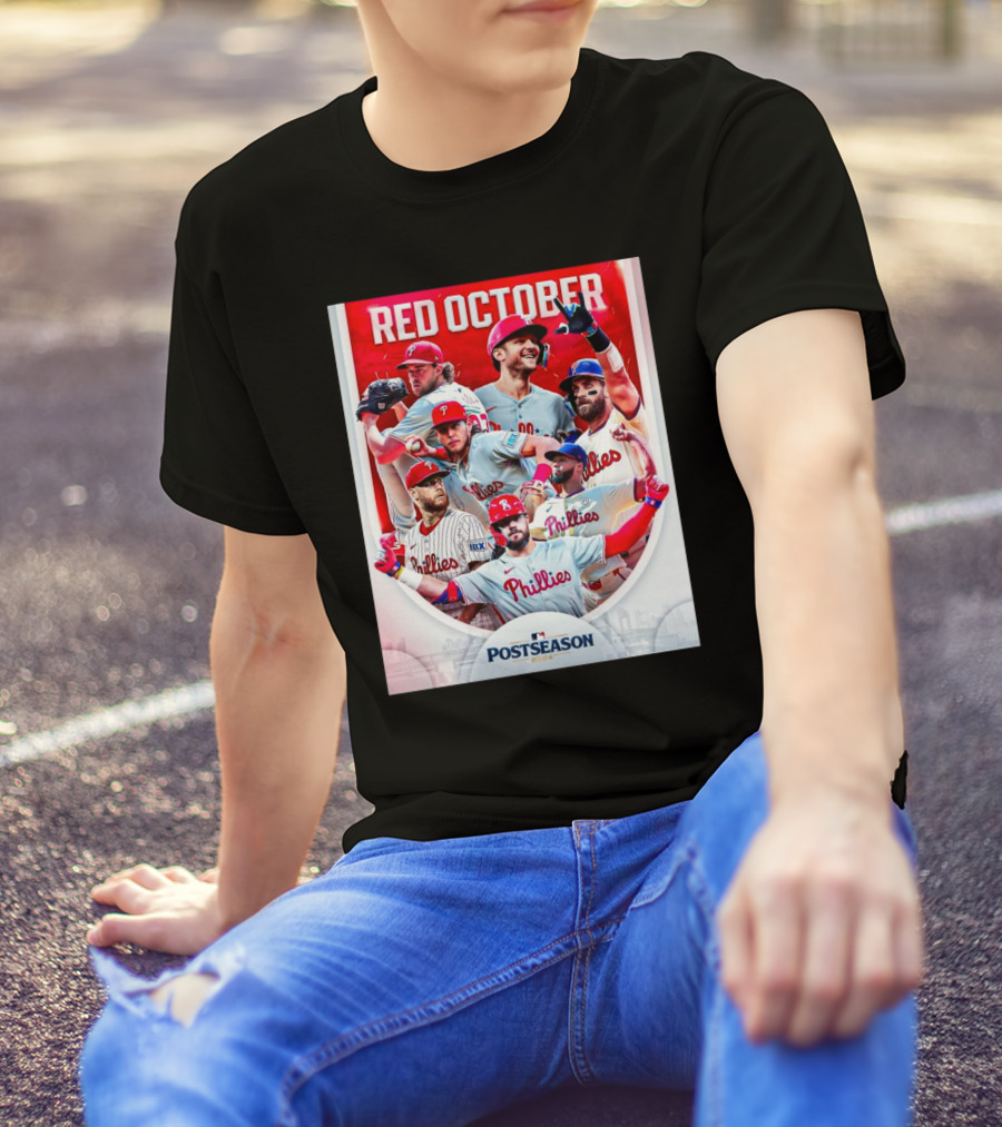 Philadelphia Phillies Red October Postseason T-Shirt