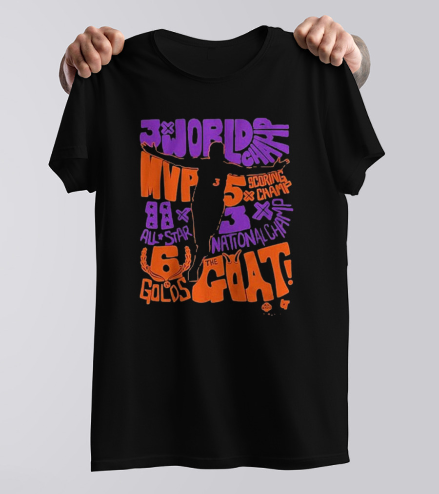 Phoenix Mercury Diana Taurasi 3x World Champ MVP 5x Scoring Champ 8x All Star 3x National Champ 6 Golds The GOAT T-Shirt