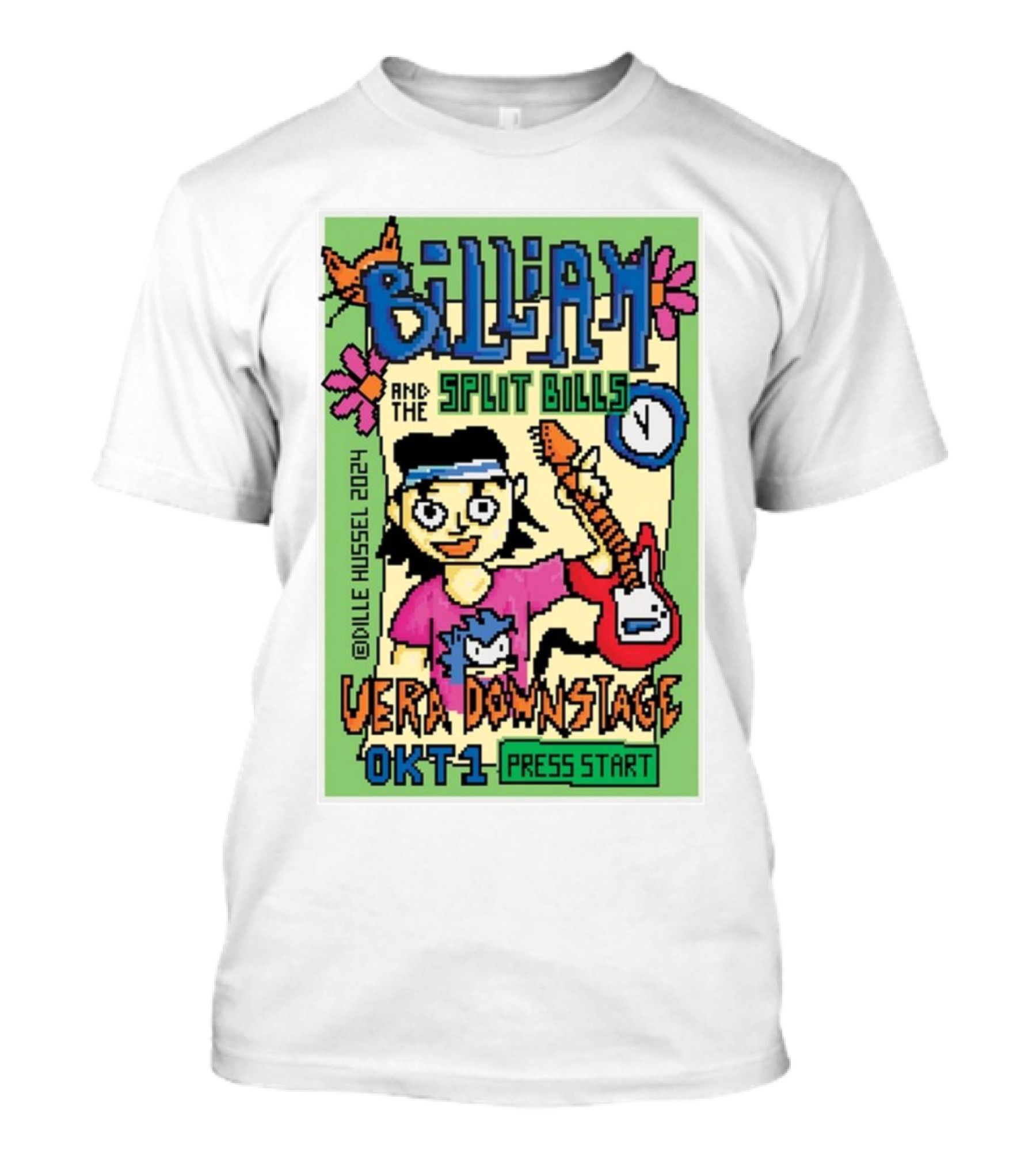 Billiam And The Split Bills Vera Downstage Groningen October 1 2024 Press Start Dille Hessel T-Shirt