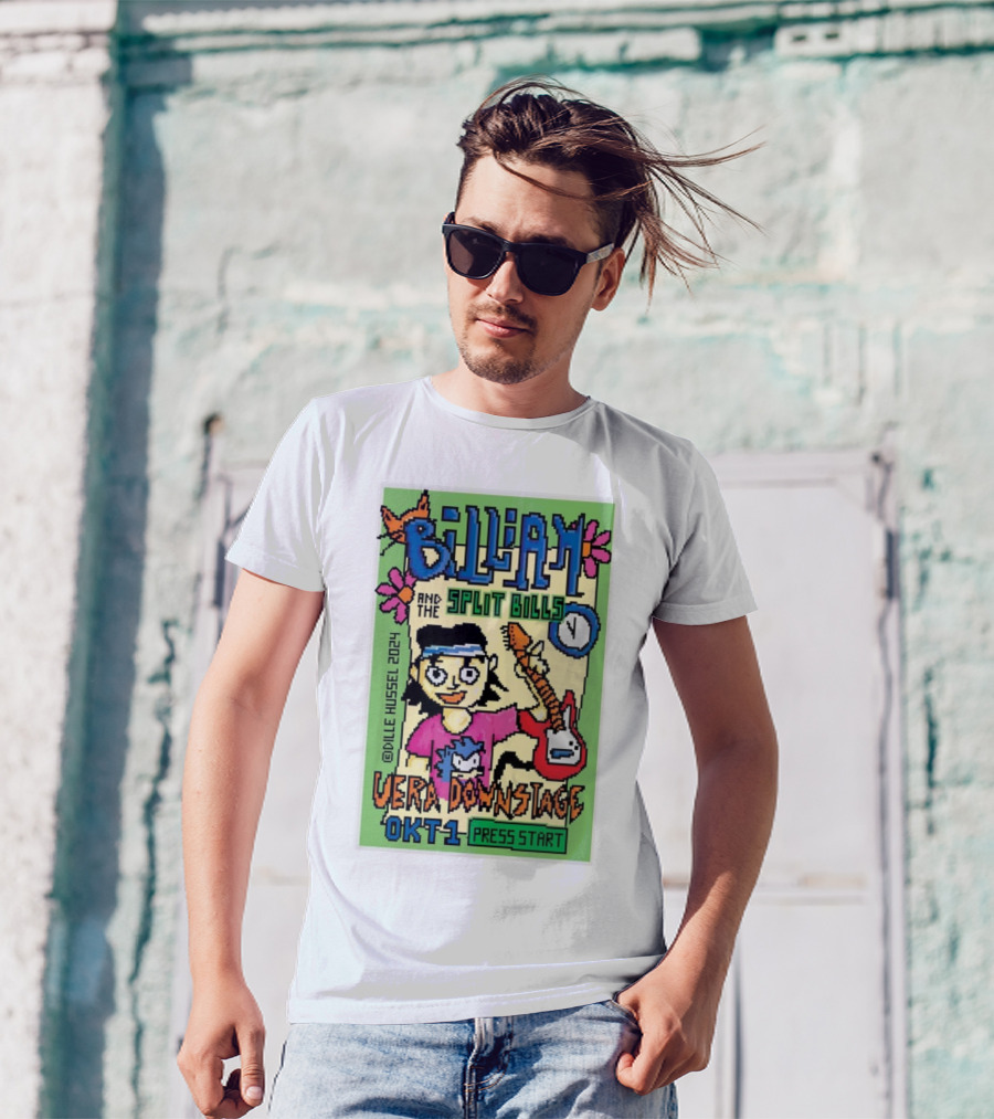 Billiam And The Split Bills Vera Downstage Groningen October 1 2024 Press Start Dille Hessel T-Shirt