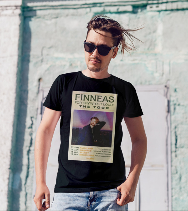 FINNEAS For Cryin’ Out Loud The Tour Auckland Brisbane Sydney Melbourne T-Shirt