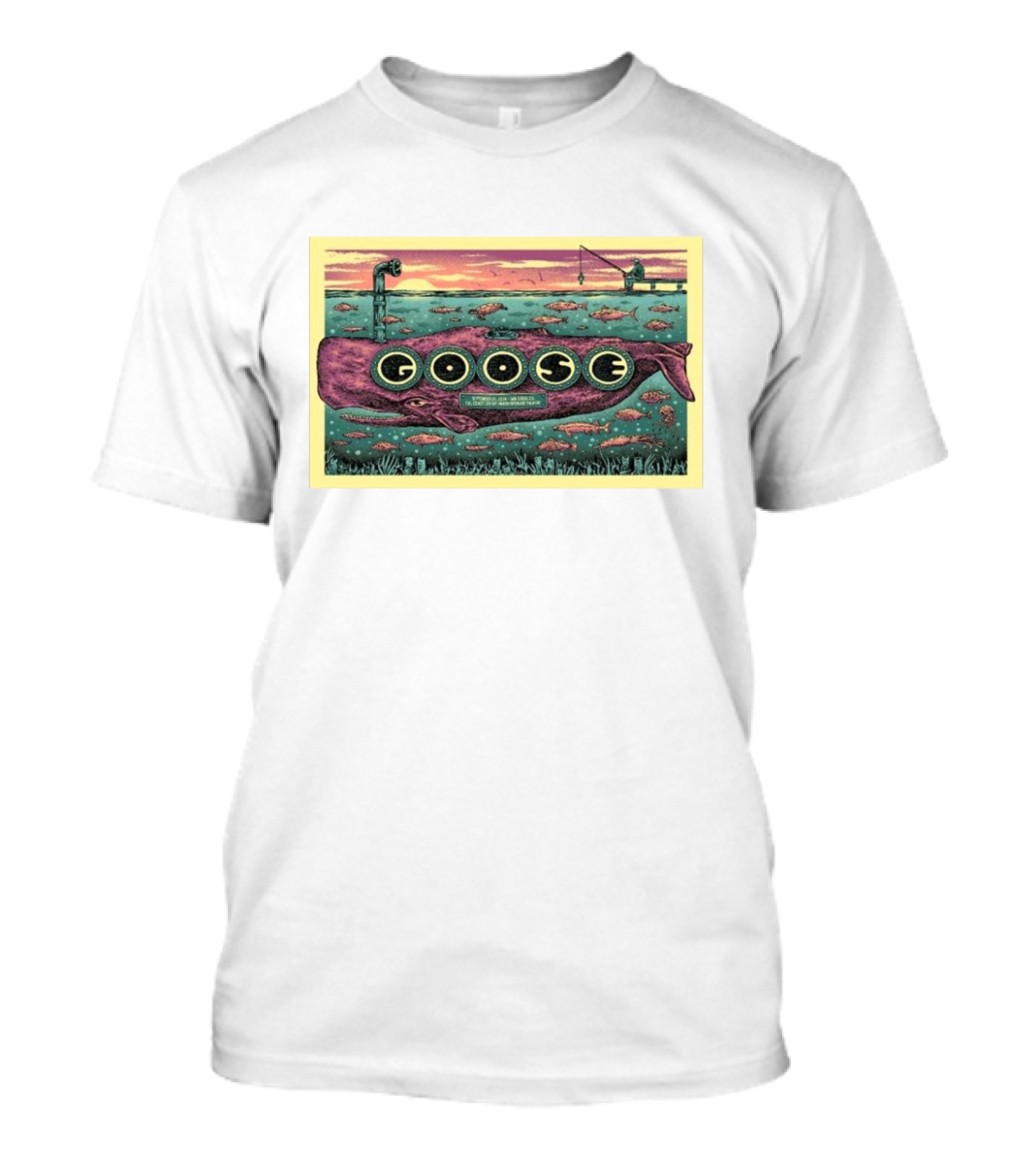 Goose Tour September 26 2024 San Diego CA Ocean Whale T-Shirt