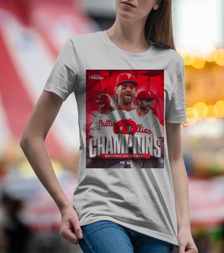 Philadelphia Phillies National League East Champions 2011 Fox MLB T-Shirt