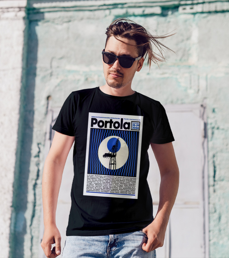 Portola Festival September 28-29 2024 Pier 80 San Francisco Lineup T-Shirt