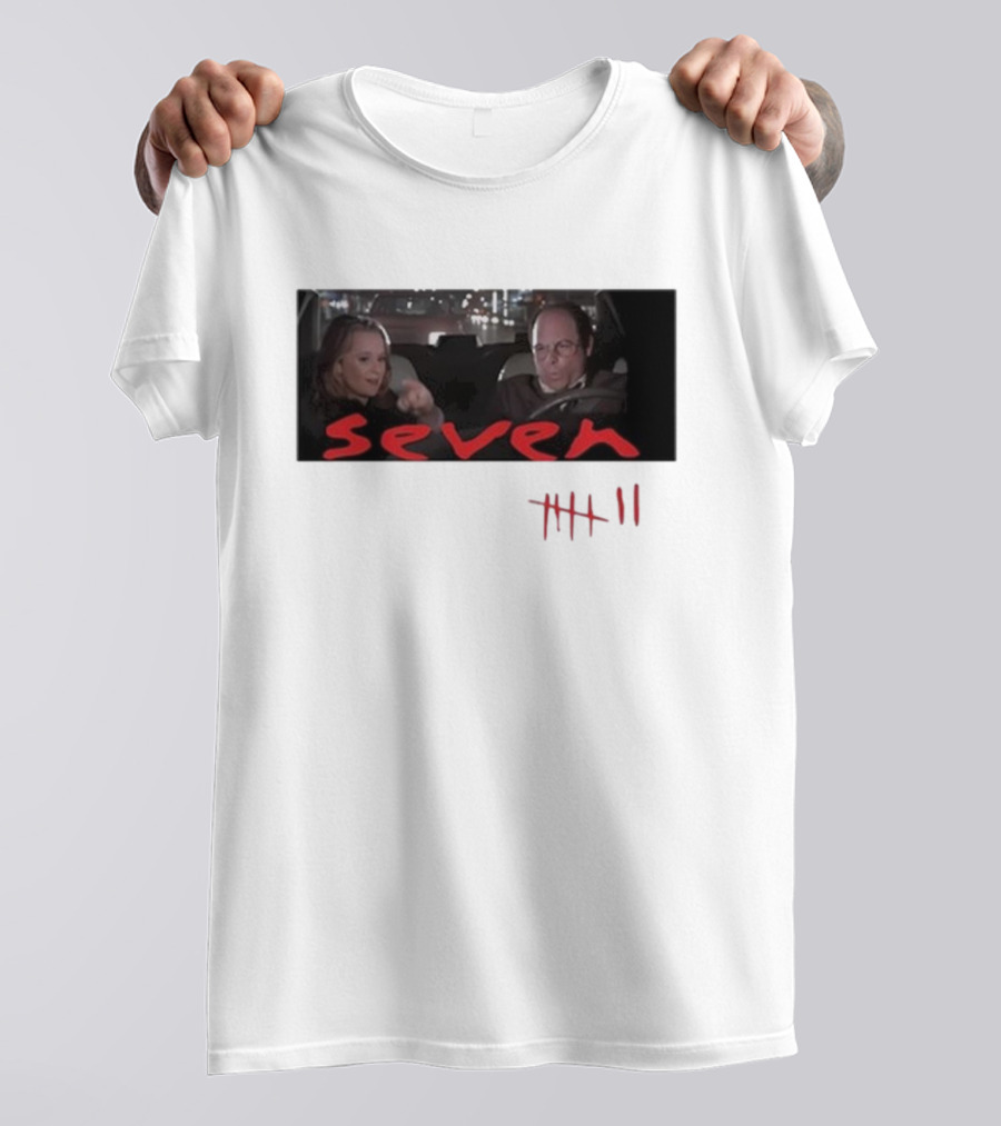 Seven Seinfeld Car Scene Parody With Tally Marks T-Shirt