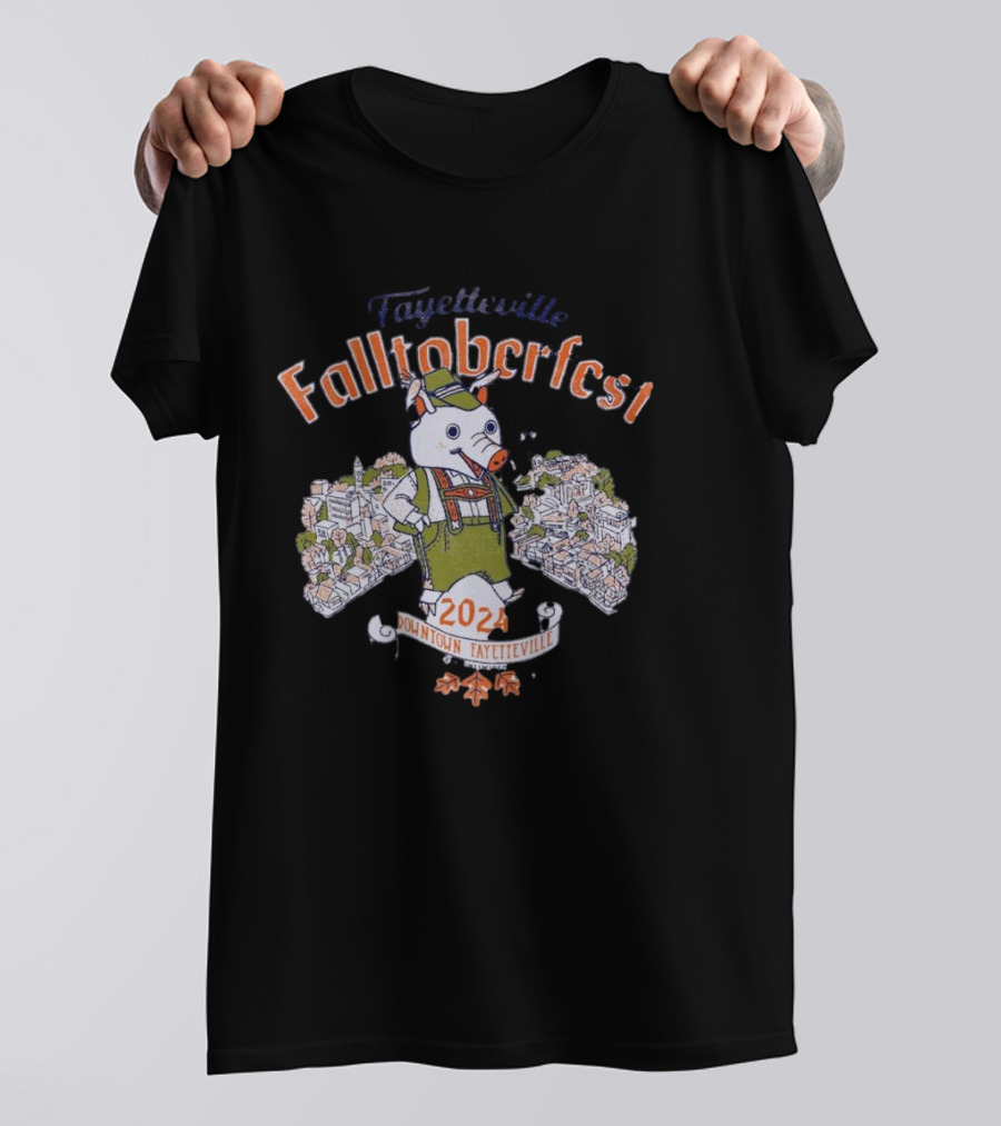 Fayetteville Falltober Fest 2024 Downtown Arkansas Razorbacks T-Shirt