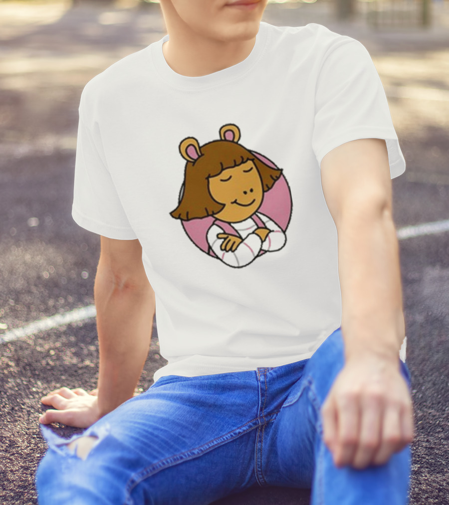 Arthur DW Cartoon Crossed Arms Confident Pose T-Shirt