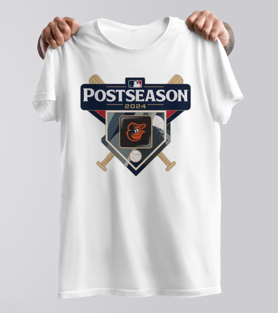 Baltimore Orioles MLB 2024 Postseason Baseball Icon T-Shirt