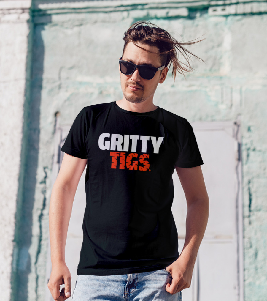 Detroit Tigers Baseball Gritty Tigs Bold Team Spirit T-Shirt