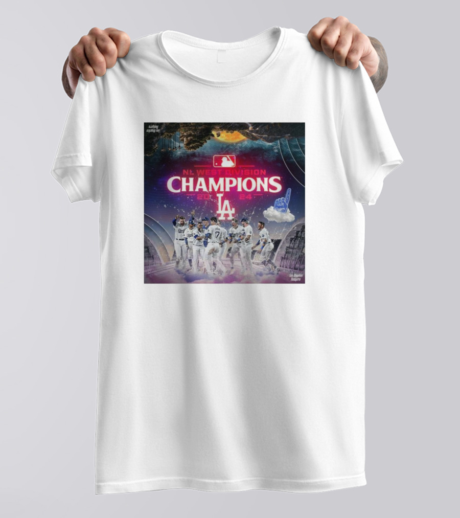NL West Division Champions 2024 LA Dodgers T-Shirt