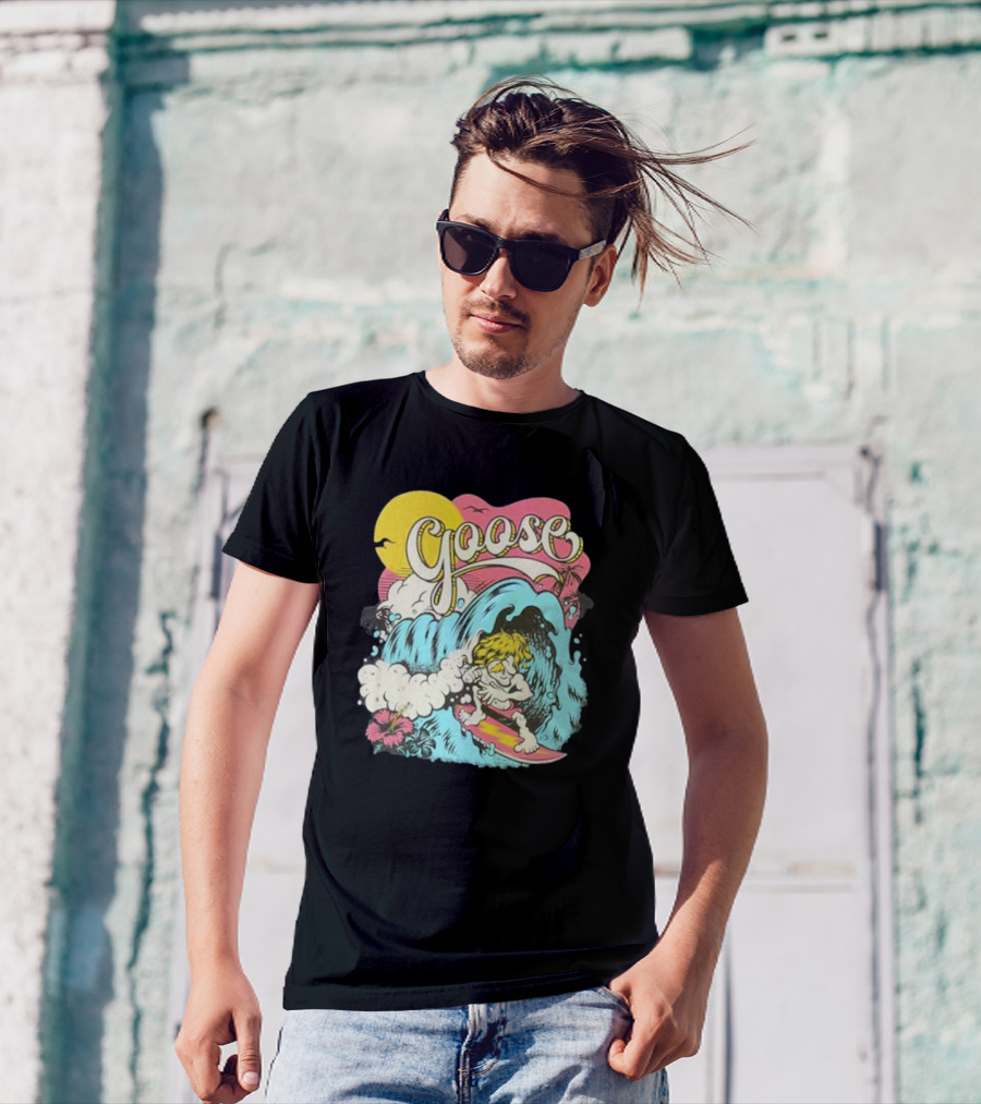 Goose September 26 2024 San Diego CA Surfing Wave T-Shirt