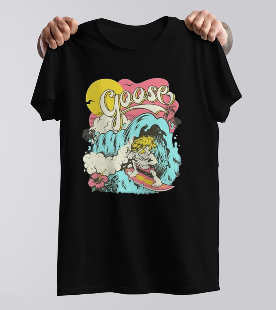 Goose September 26 2024 San Diego CA Surfing Wave T-Shirt