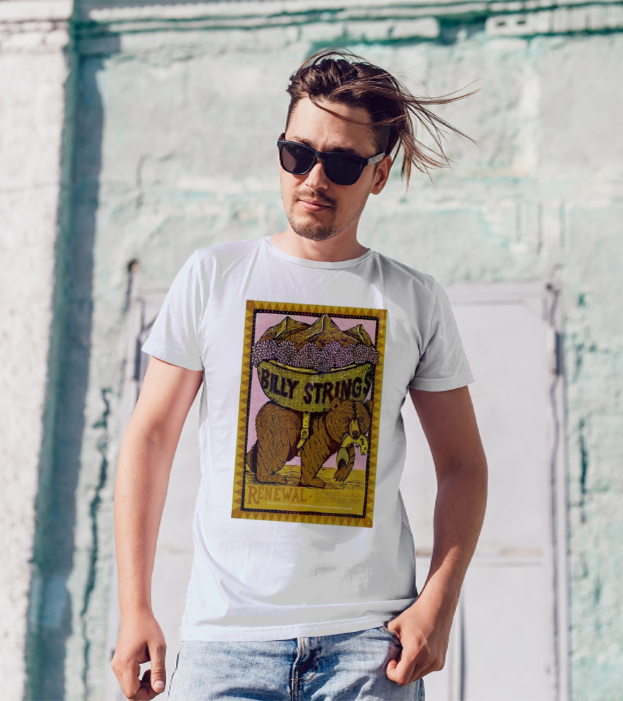 Billy Strings Renewal September 27-28 2024 Buena Vista Colorado Bear T-Shirt