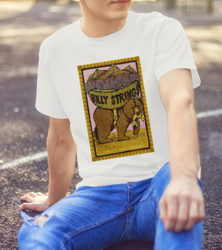Billy Strings Renewal September 27-28 2024 Buena Vista Colorado Bear T-Shirt