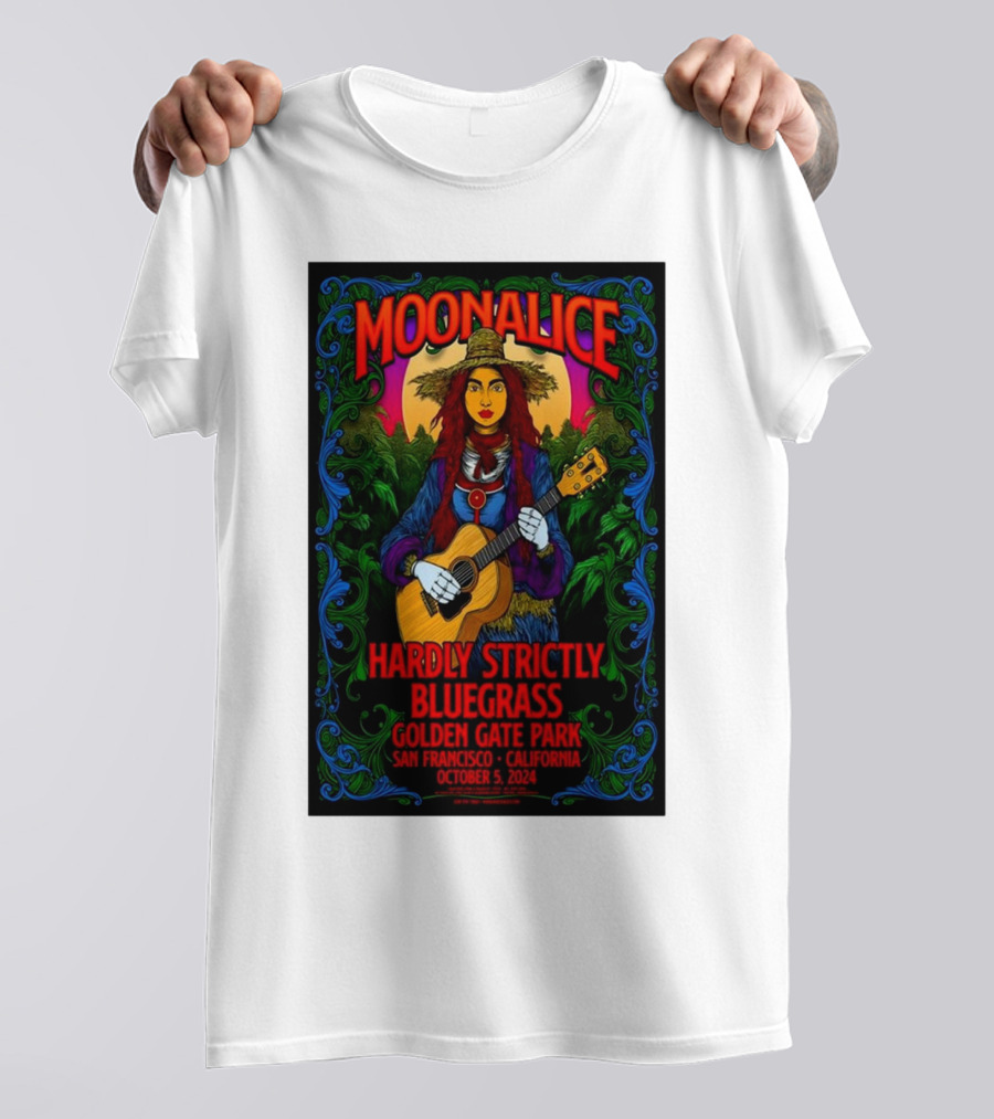 Moonalice Hardly Strictly Bluegrass Golden Gate Park San Francisco October 5 T-Shirt