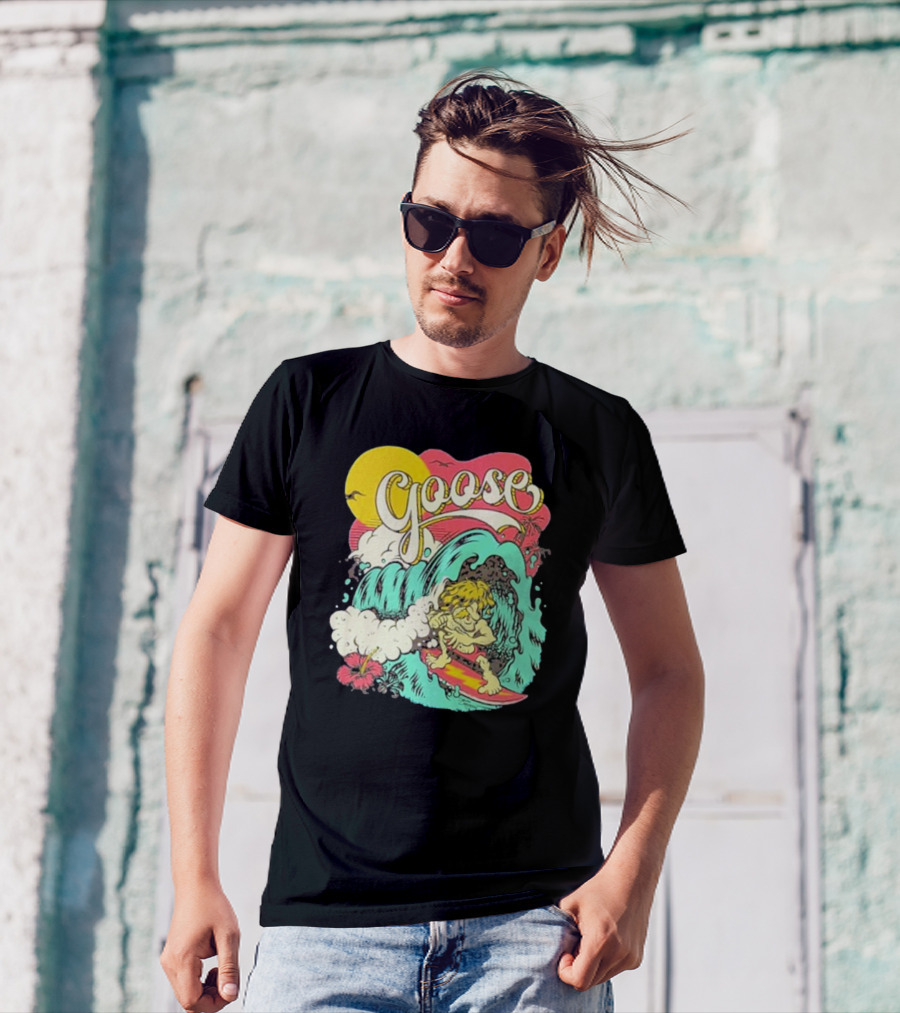 Goose San Diego Surf Tour September 26 2024 Cal Coast Credit Union Amphitheater T-Shirt