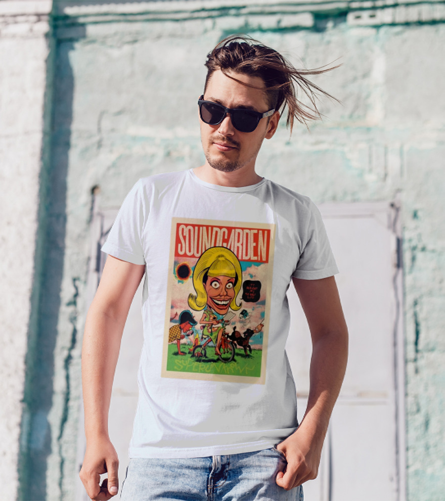 Soundgarden Superunknown 2024 30th Anniversary Cartoon T-Shirt