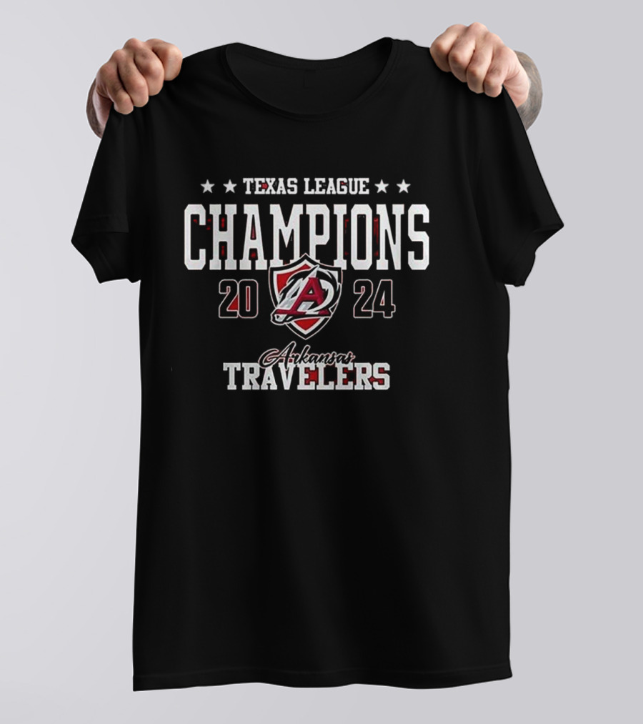 Texas League Champions 2024 Arkansas Travelers T-Shirt