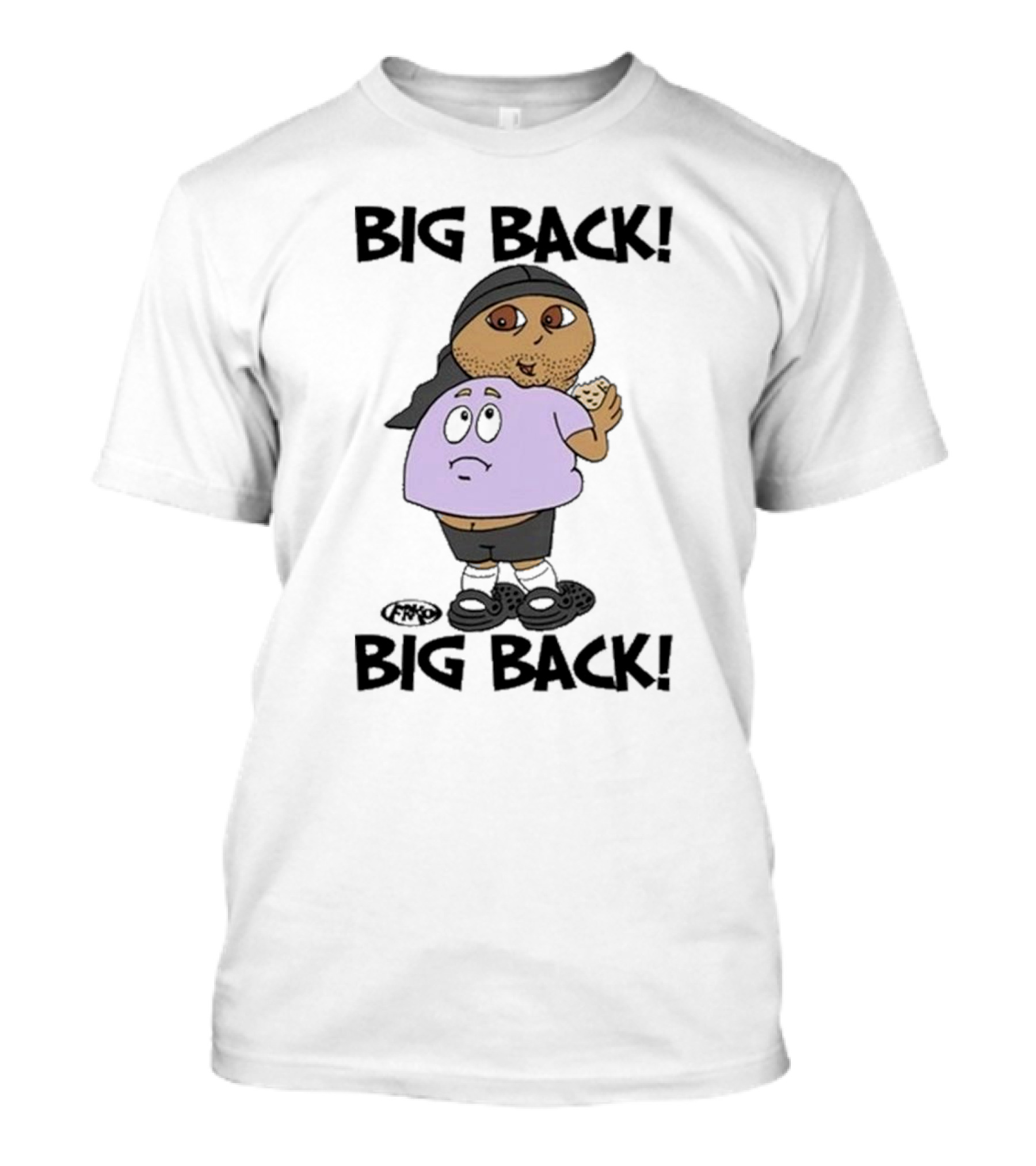 FRKO Big Back New Funny Cartoon T-Shirt