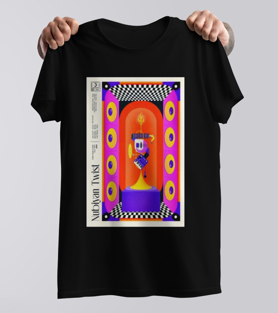 Nubiyan Twist Jassmine September 28 2024 Warsaw Poland Tour Vibrant Iconic Graphics T-Shirt