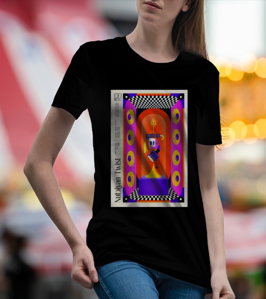 Nubiyan Twist Jassmine September 28 2024 Warsaw Poland Tour Vibrant Iconic Graphics T-Shirt