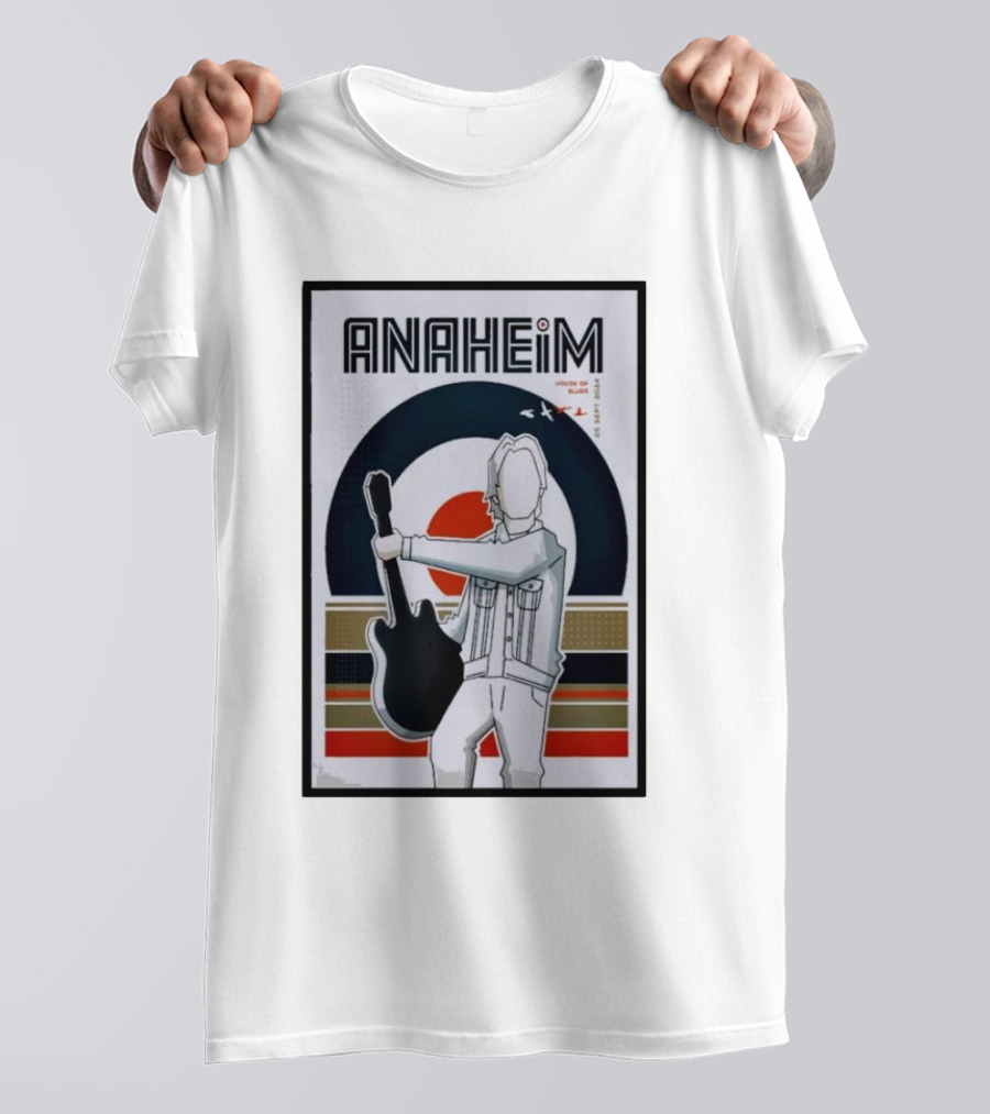 Paul Weller Tour Anaheim CA Sep 26 2024 Roundel T-Shirt