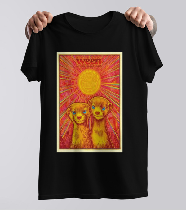 Ween Philadelphia PA Sep 27 2024 Tour Meerkat T-Shirt