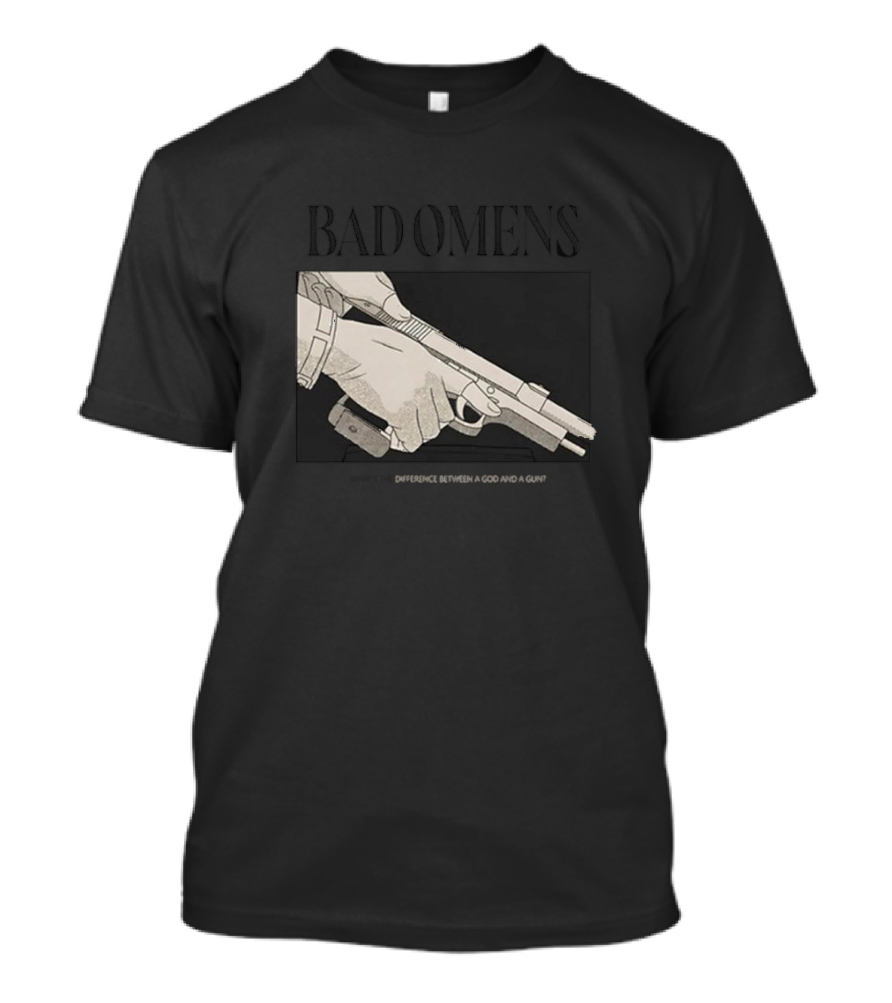 Bad Omens Difference Between A God And A Gun T-Shirt