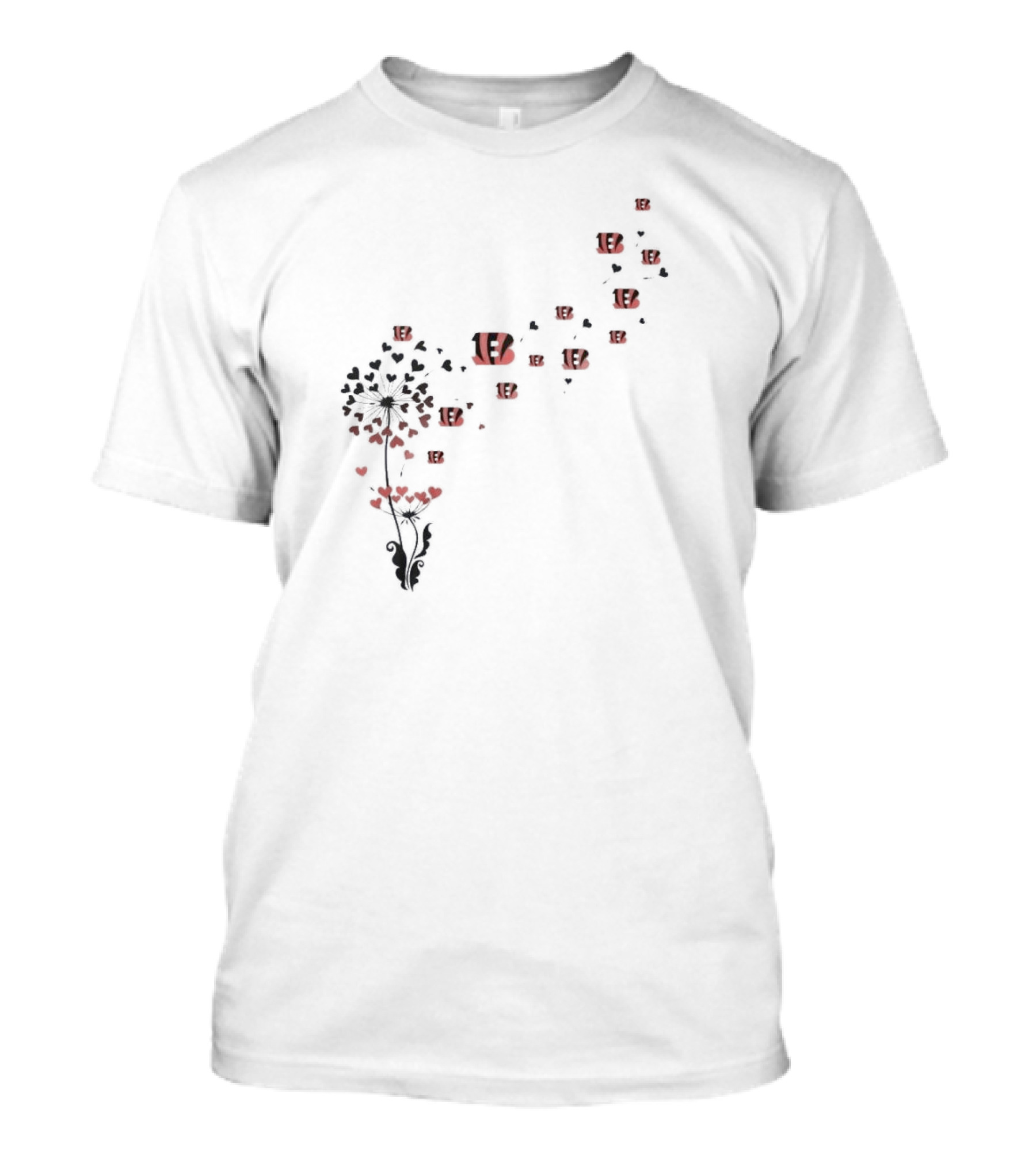 Cincinnati Bengals Floral Dandelion T-Shirt