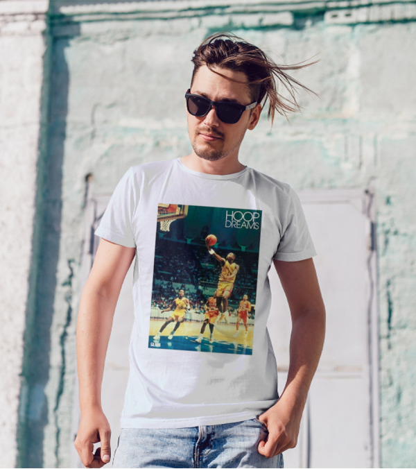 Slam Hoop Dreams Basketball Photograph Arthur Agee Action Shot T-Shirt