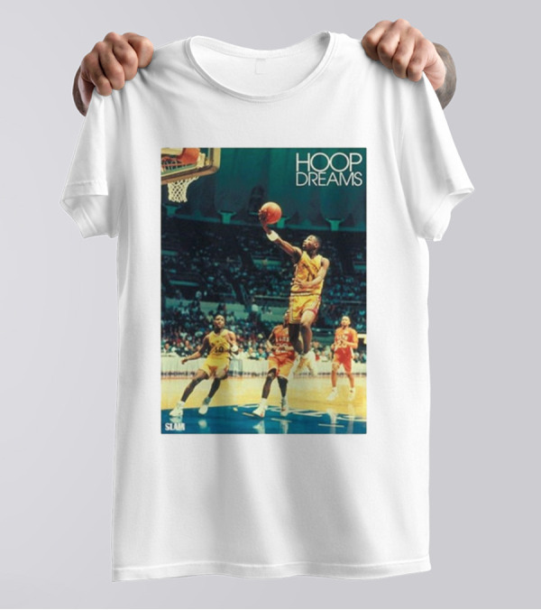 Slam Hoop Dreams Basketball Photograph Arthur Agee Action Shot T-Shirt