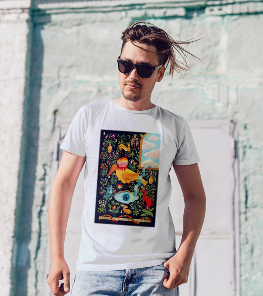 Khruangbin September 28 2024 The Eastern Atlanta GA Band Tour Psychedelic Nature T-Shirt