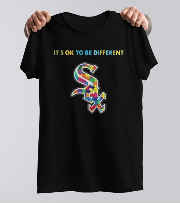Chicago White Sox It's OK To Be Different Autism 2024 Puzzle Sox T-Shirt