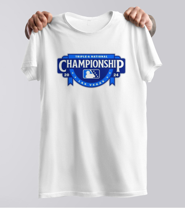 MLB Triple-A National Championship 2024 Las Vegas Championship Emblem 20 24 T-Shirt