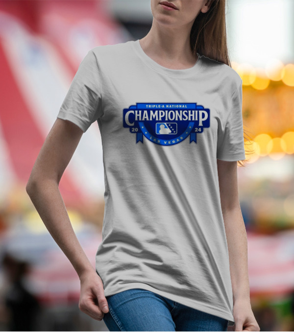 MLB Triple-A National Championship 2024 Las Vegas Championship Emblem 20 24 T-Shirt