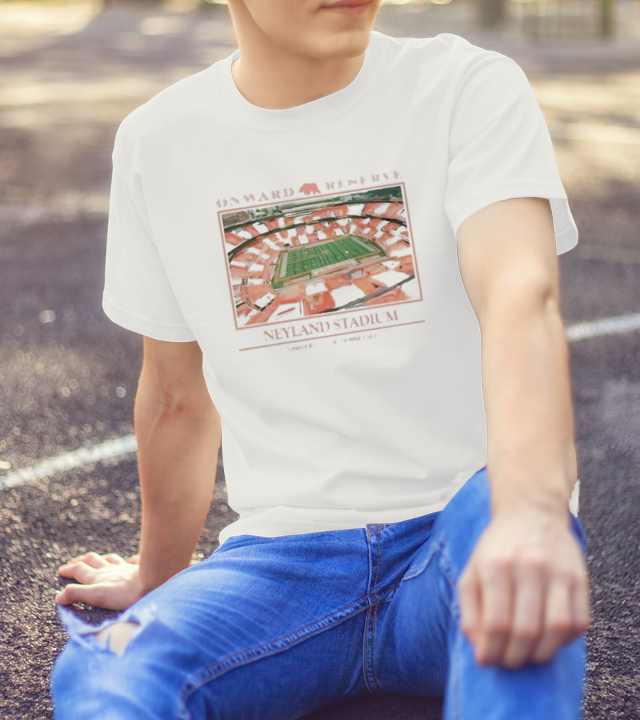 Onward Reserve Checkered Neyland Stadium University Of Tennessee Football Fan Gear T-Shirt