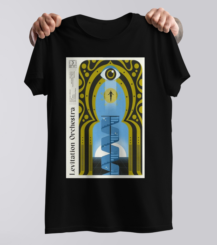Levitation Orchestra Eye Spiral Oct 25 2024 Jasmine Warsaw Poland T-Shirt