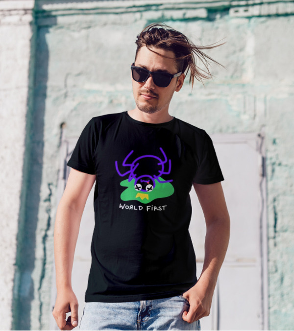 World First Rwf Np Derp Winners Spider T-Shirt