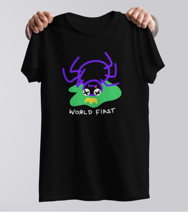 World First Rwf Np Derp Winners Spider T-Shirt