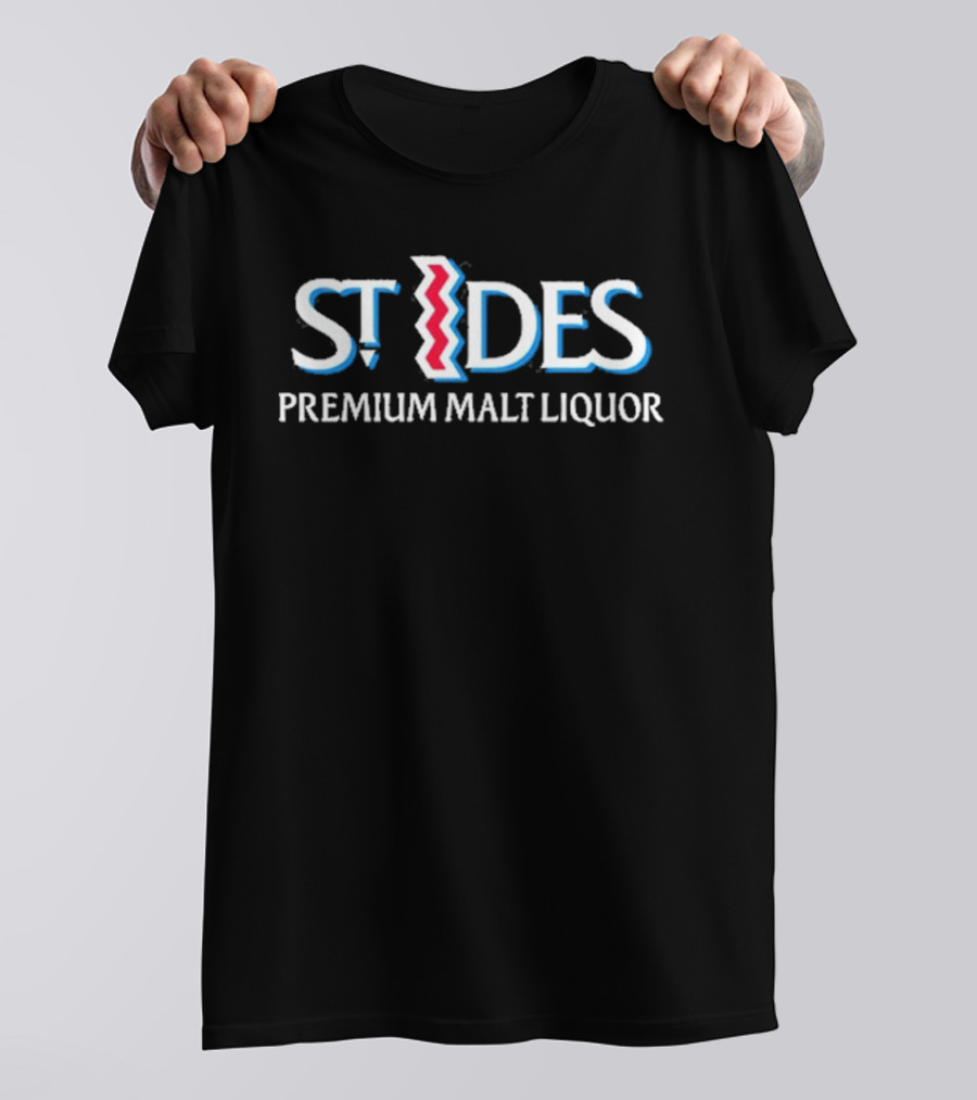 ST IDES Premium Malt Liquor Logo T-Shirt