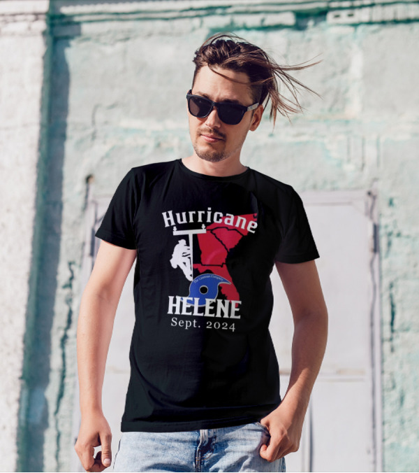 Hurricane Helene The Lineman Company Sept. T-Shirt
