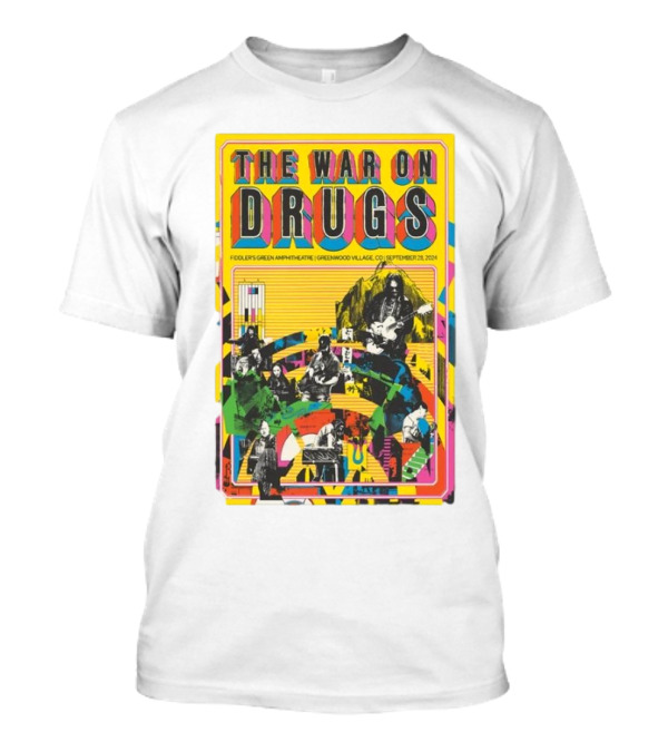 The War On Drugs Live At Fiddler’s Green Amphitheatre September 28 2024 Greenwood Village CO Concert T-Shirt