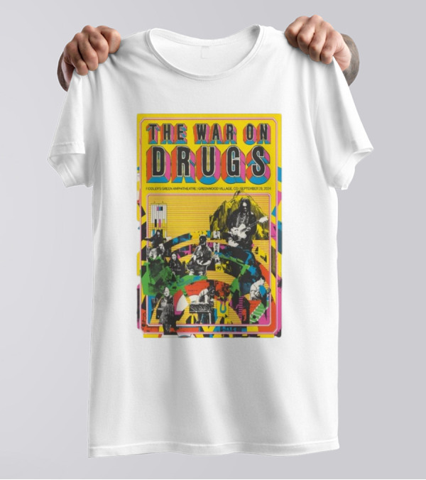 The War On Drugs Live At Fiddler’s Green Amphitheatre September 28 2024 Greenwood Village CO Concert T-Shirt