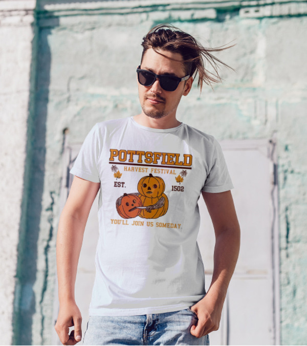 Pottsfield Harvest Festival Pumpkin Est. 1502 You'll Join Us Someday T-Shirt