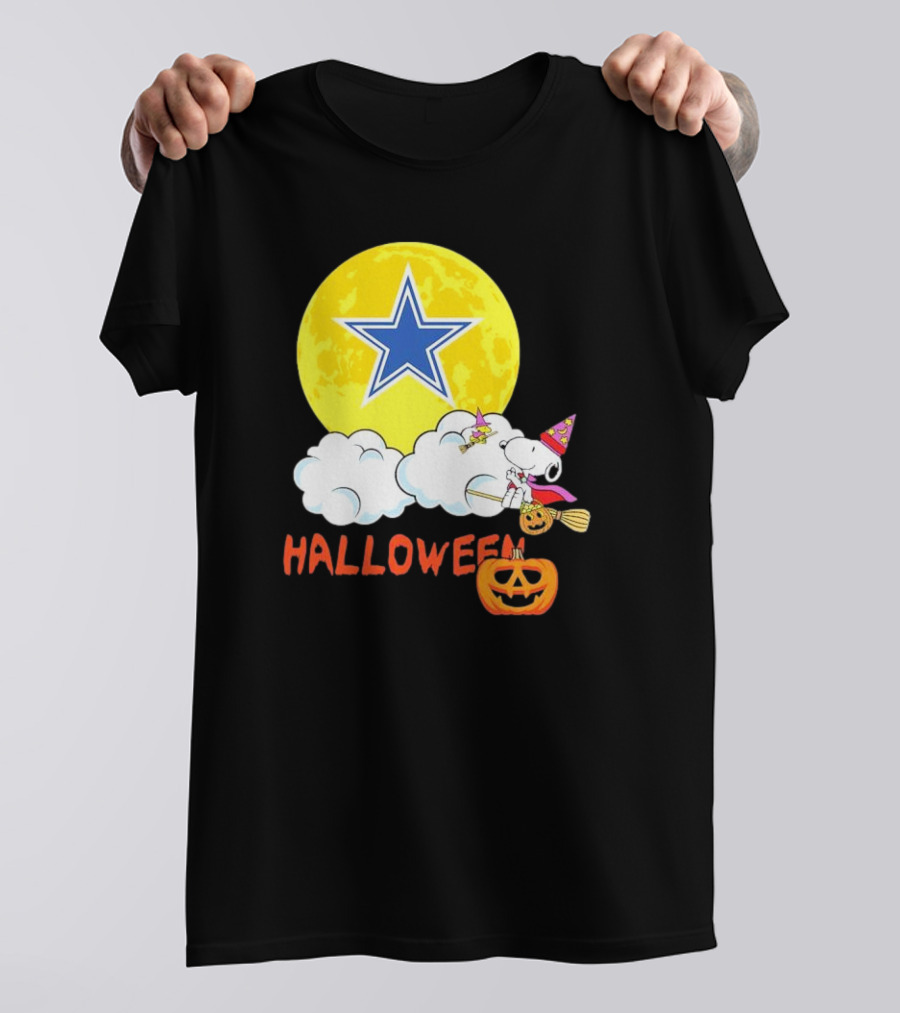 Snoopy Halloween Dallas Cowboys NFL T-Shirt
