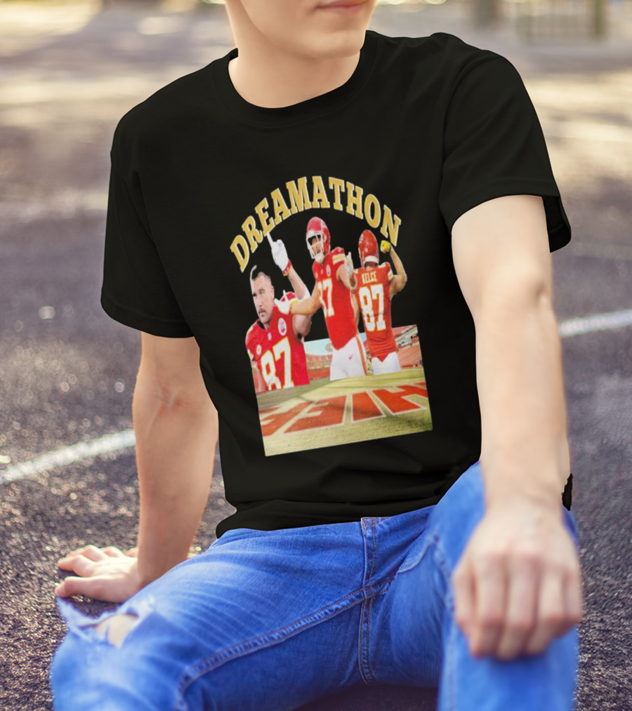 Dreamathon Travis Kelce #87 Kansas City Chiefs NFL T-Shirt